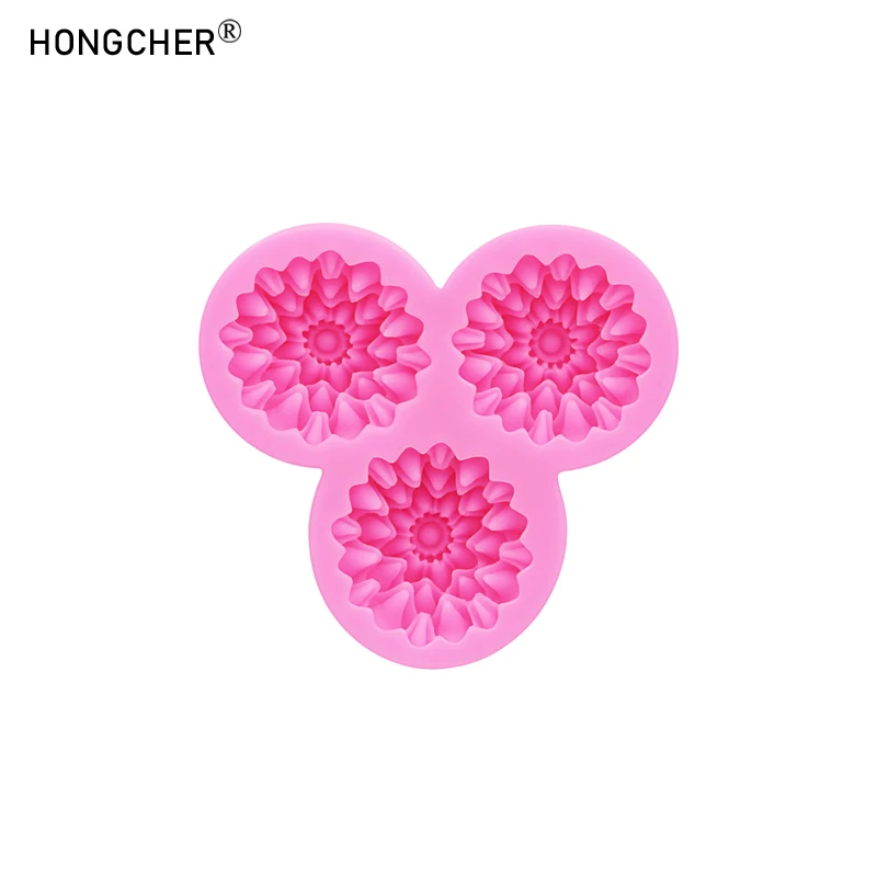 Peony & Rose Silicone Molds for Resin Jewelry DIY Handmade Chocolate Fondant Cakes Phone Case Decoration Baking Mold