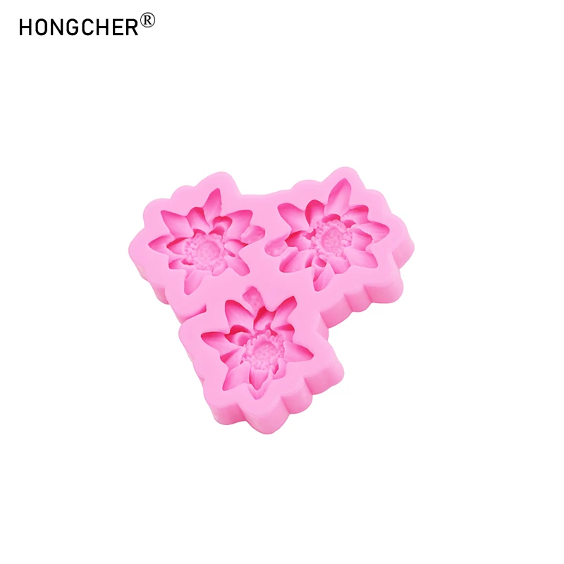 Peony & Rose Silicone Molds for Resin Jewelry DIY Handmade Chocolate Fondant Cakes Phone Case Decoration Baking Mold