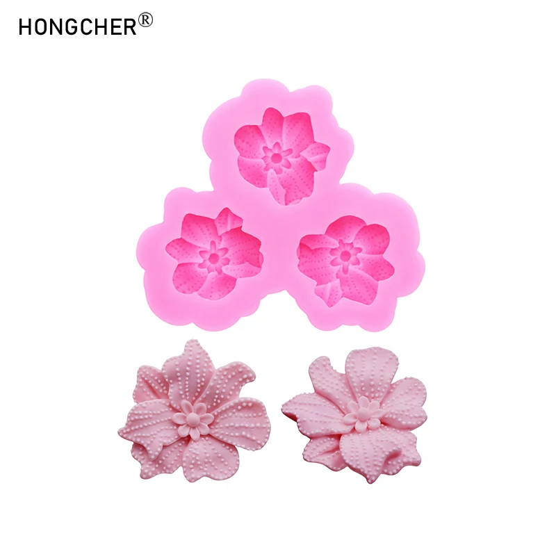 Peony & Rose Silicone Molds for Resin Jewelry DIY Handmade Chocolate Fondant Cakes Phone Case Decoration Baking Mold