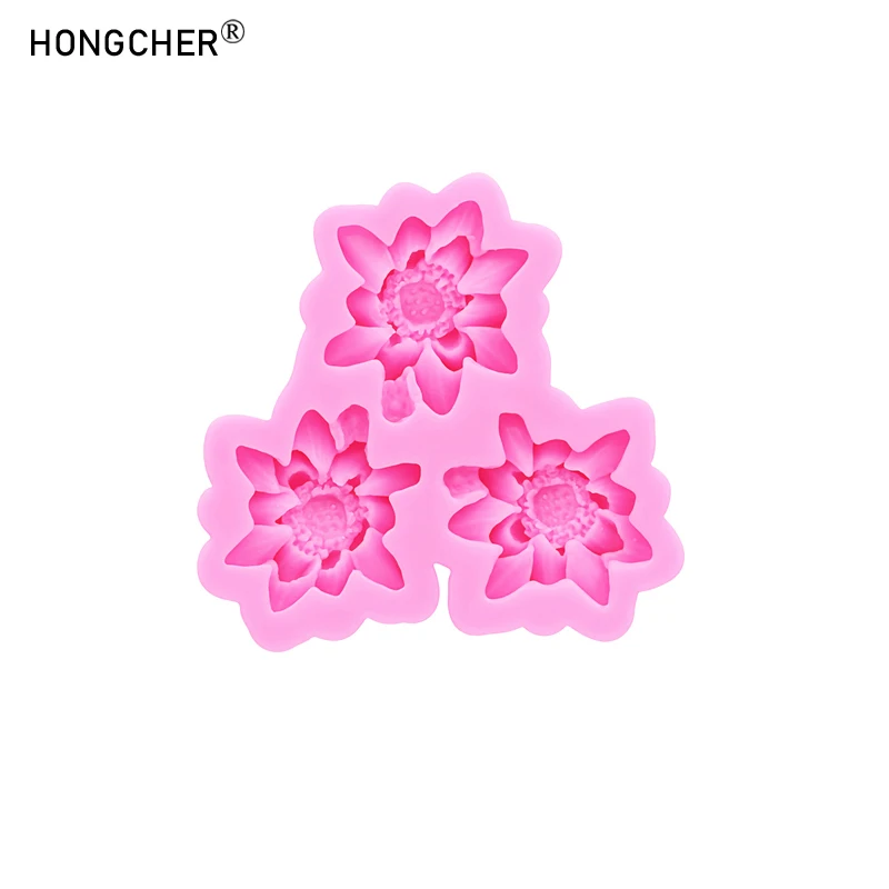 Peony & Rose Silicone Molds for Resin Jewelry DIY Handmade Chocolate Fondant Cakes Phone Case Decoration Baking Mold