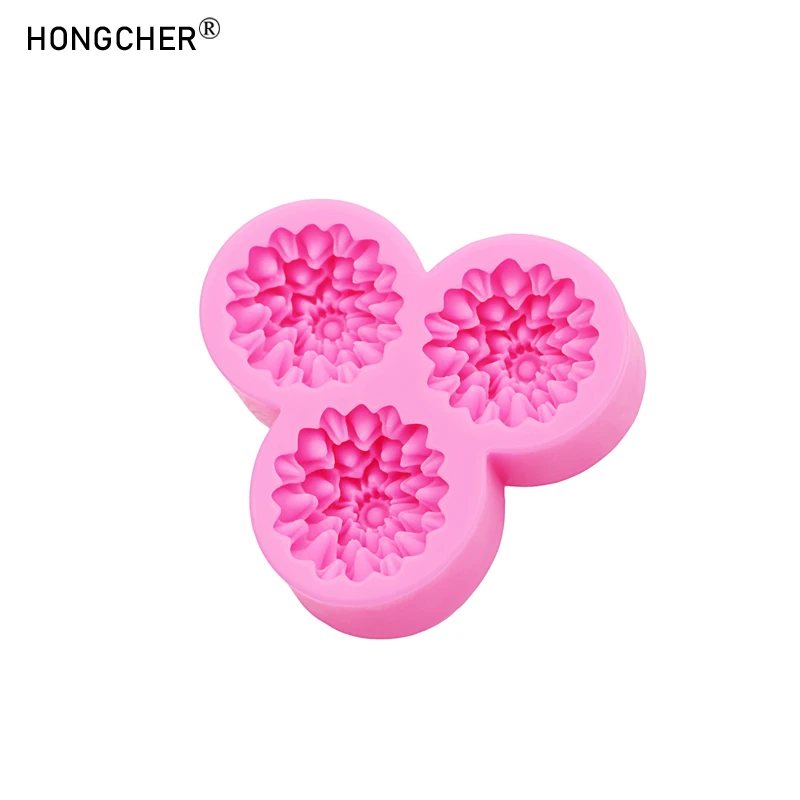 Peony & Rose Silicone Molds for Resin Jewelry DIY Handmade Chocolate Fondant Cakes Phone Case Decoration Baking Mold