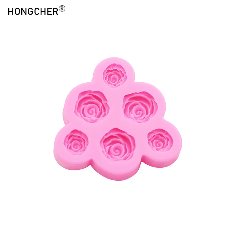 Peony & Rose Silicone Molds for Resin Jewelry DIY Handmade Chocolate Fondant Cakes Phone Case Decoration Baking Mold