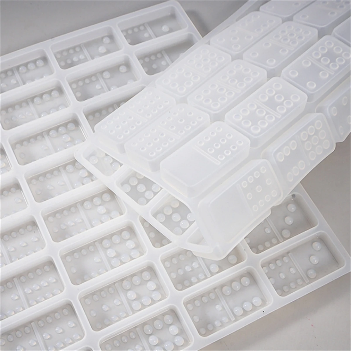 Silicone Domino Block Mold for Resin Casting Epoxy Resin Mold Suitable DIY Board Games Handicrafts and Gifts Silicone Resin Mold