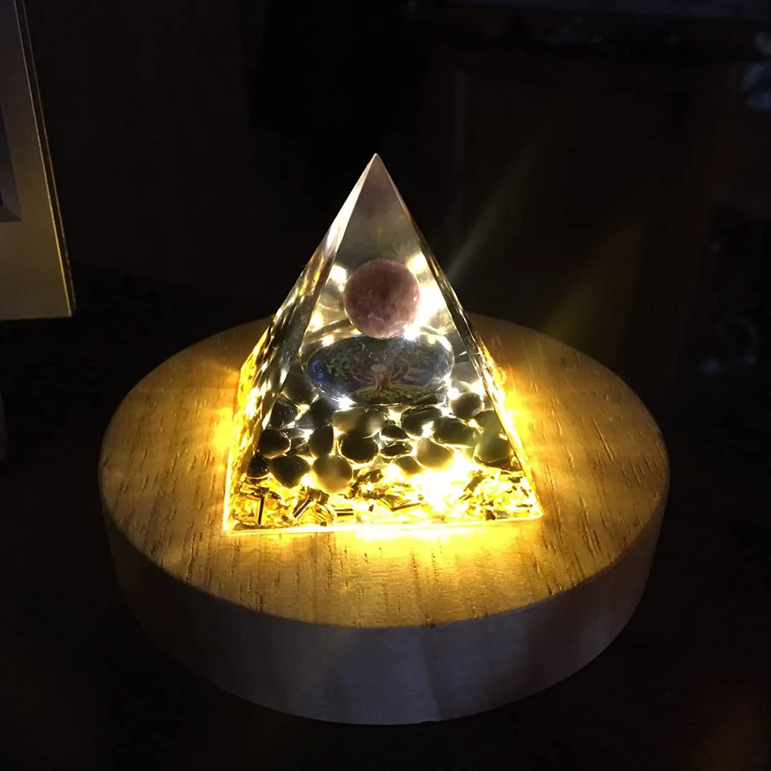 15CM Super Large Pyramid Silicone Resin Mold Craft Jewelry Crystal Making Tools Triangular Pyramid Mold Crystal UV Epoxy