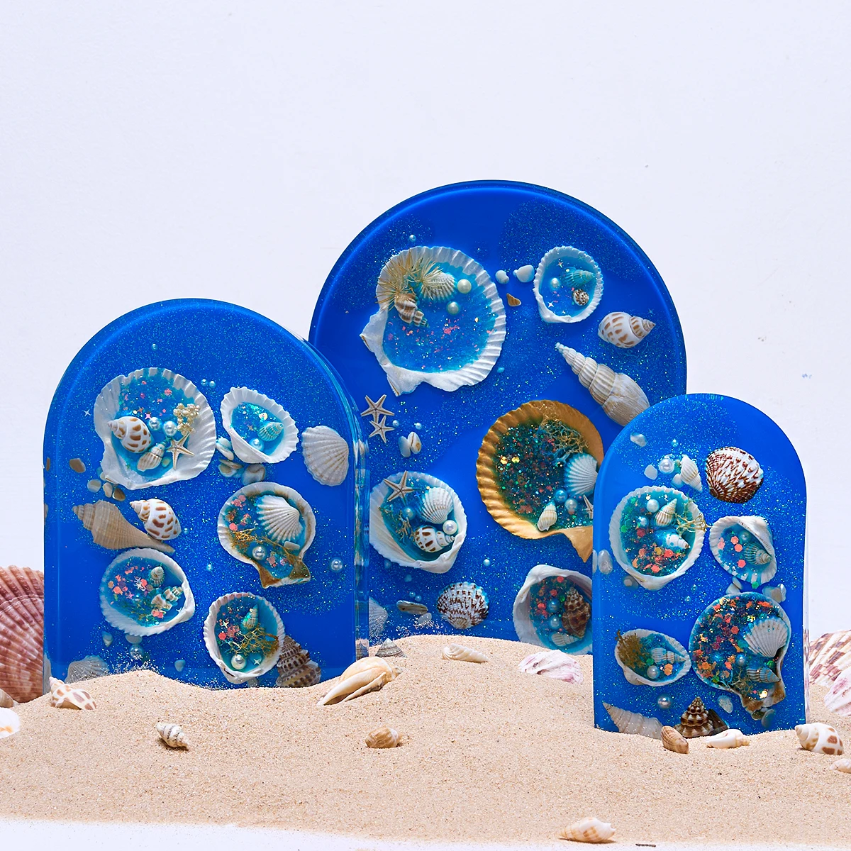 S/M/L Arch Ornament Silicone Mold DIY Handmade 3D Arch Book Files Crystal Dripping Glue UV Epoxy Resin Mold home Decor Supplies