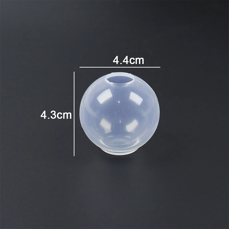 1PC 20-100mm Ball Shape Silicone Mold 3D Planet Ball Epoxy Resin Mould for DIY Crafts Home Decoration Tools