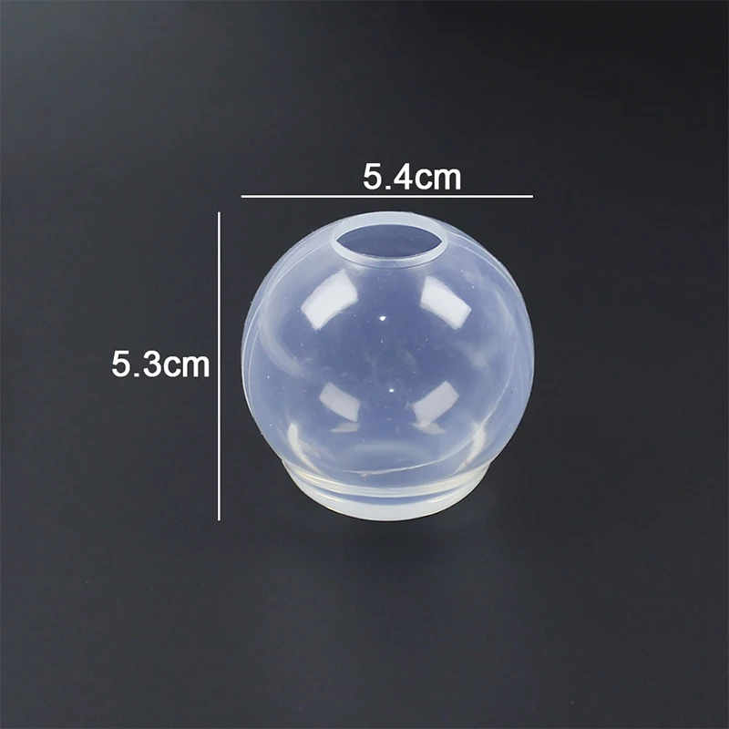 1PC 20-100mm Ball Shape Silicone Mold 3D Planet Ball Epoxy Resin Mould for DIY Crafts Home Decoration Tools