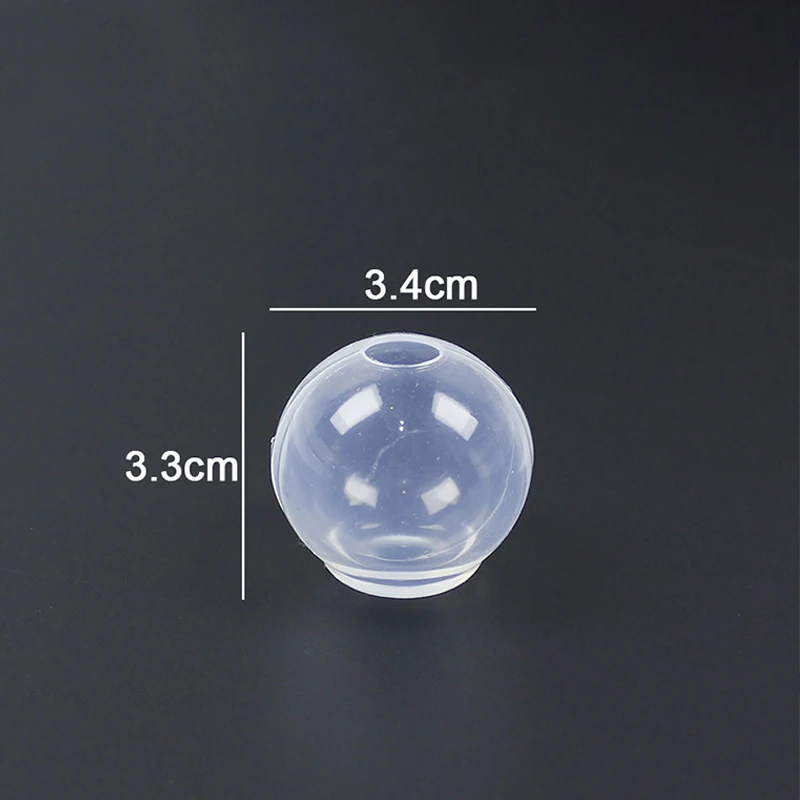 1PC 20-100mm Ball Shape Silicone Mold 3D Planet Ball Epoxy Resin Mould for DIY Crafts Home Decoration Tools