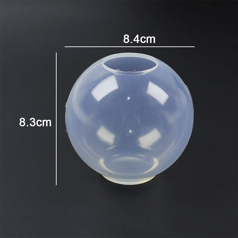 1PC 20-100mm Ball Shape Silicone Mold 3D Planet Ball Epoxy Resin Mould for DIY Crafts Home Decoration Tools