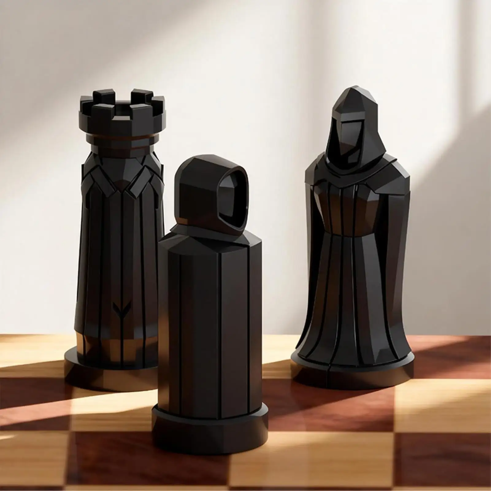 6pcs Silicone Chess Molds Easy Release DIY Craft Tools UV Epoxy Resin Making Mould Board Game Set Ornament Home Decor Gift Mold