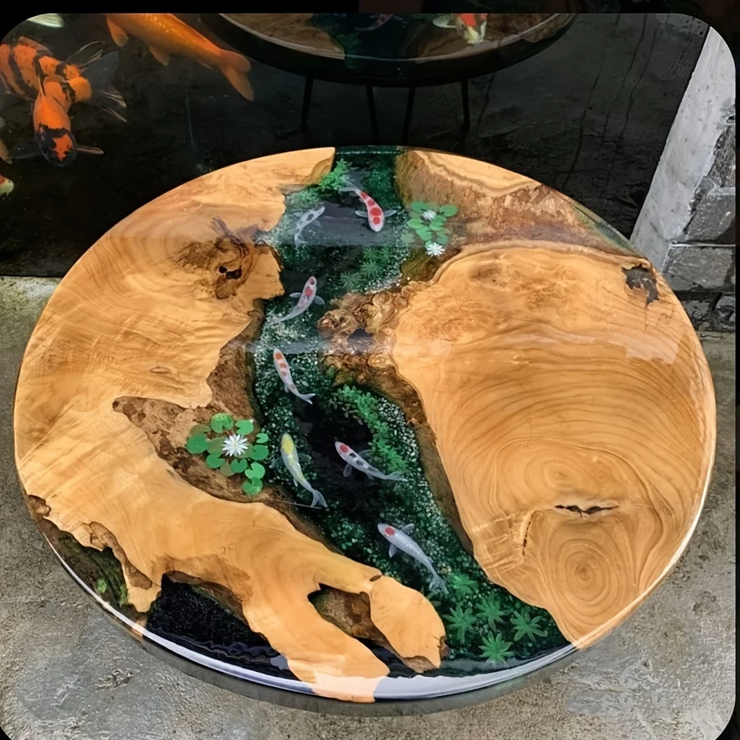 Super large resin mold, 14 inch large cold meat board resin mold, large circular mold resin table mold epoxy resin table mold,