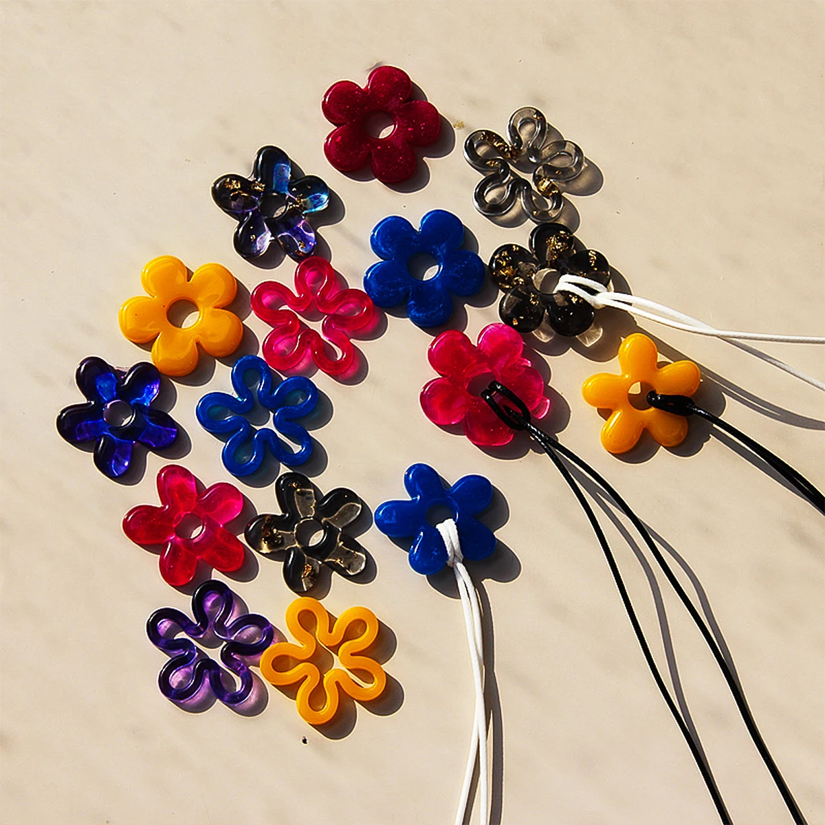 Earring Pendant Epoxy Silicone Mold DIY Handmade Hollow Flower Necklace Keychain Ornaments UV Resin Jewelry Crafts Casting Molds