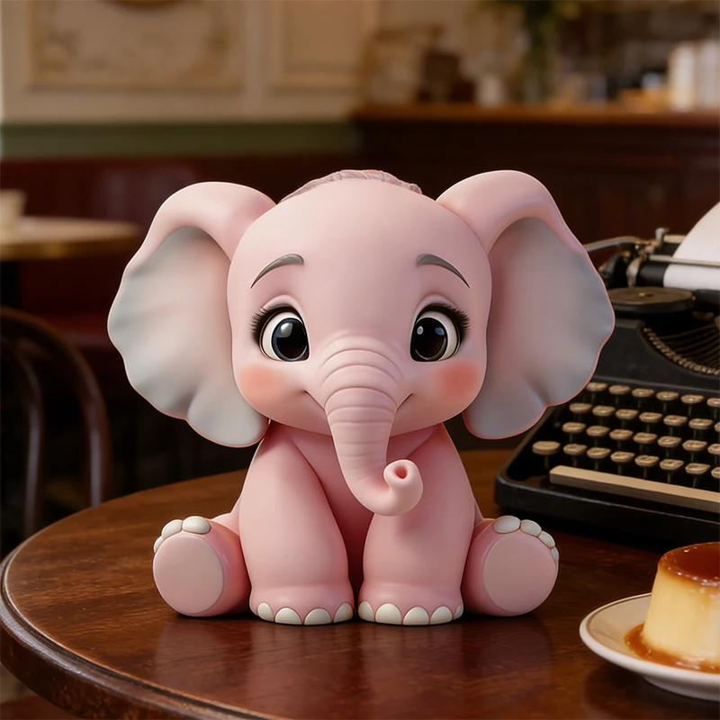 Cute elephant silicone molds, reusable resin molds, clay and gypsum molds, DIY decorative pendant handcrafted molds