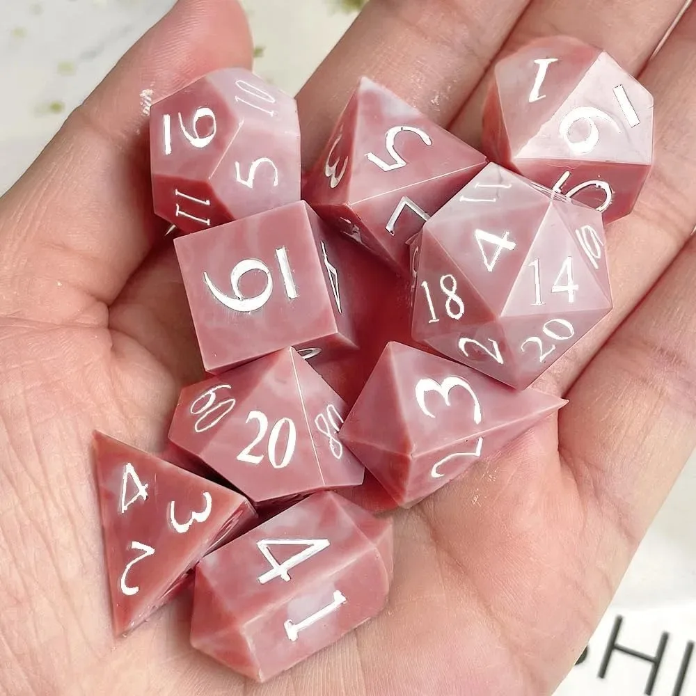 DIY DND Sharp Edge Dice Silicone Mold for 9 Pieces Resin Dice Mold