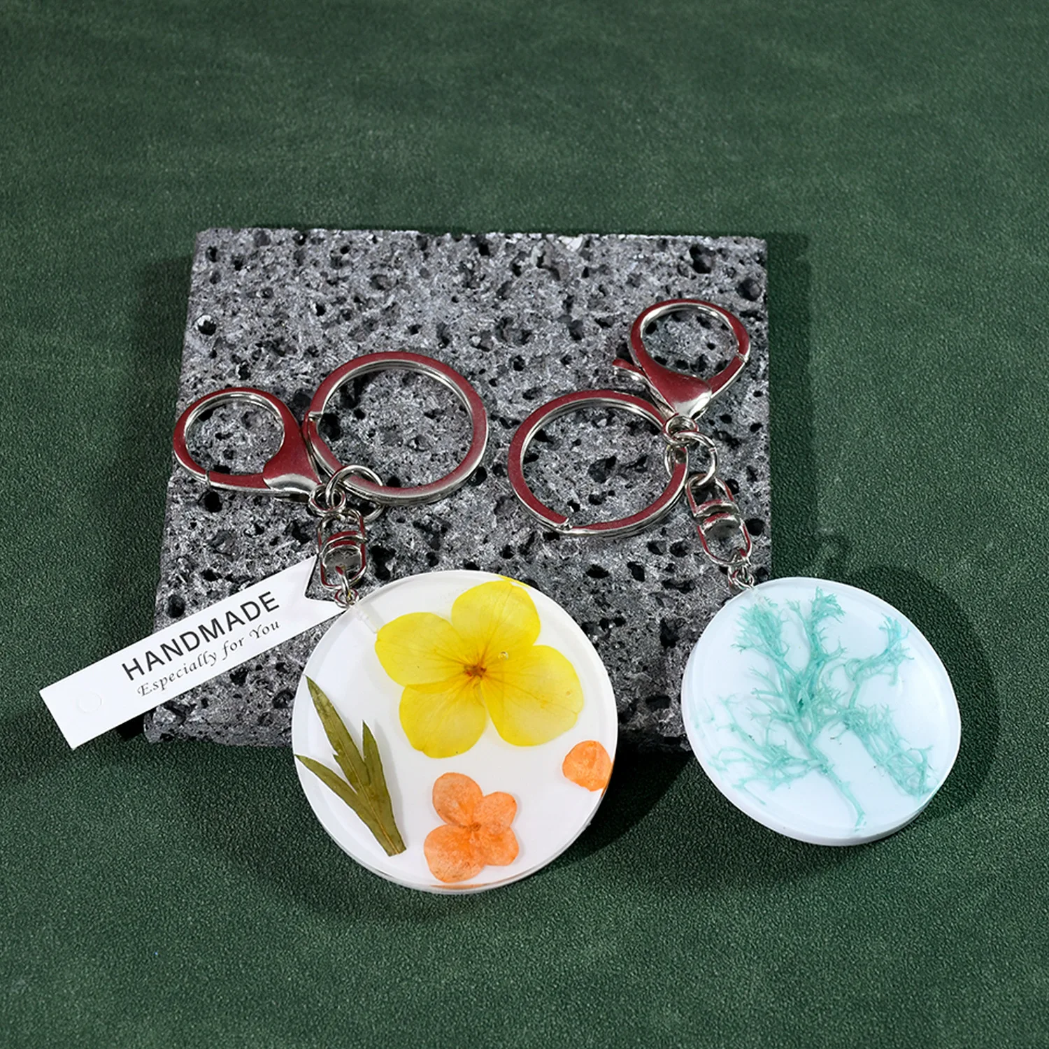 1.25-2 inch Circle Grip Round Silicone Mold for Resin Jewelry Pendant Keychain Pet Tag DIY Craft Mold Epoxy Jewellery Casting