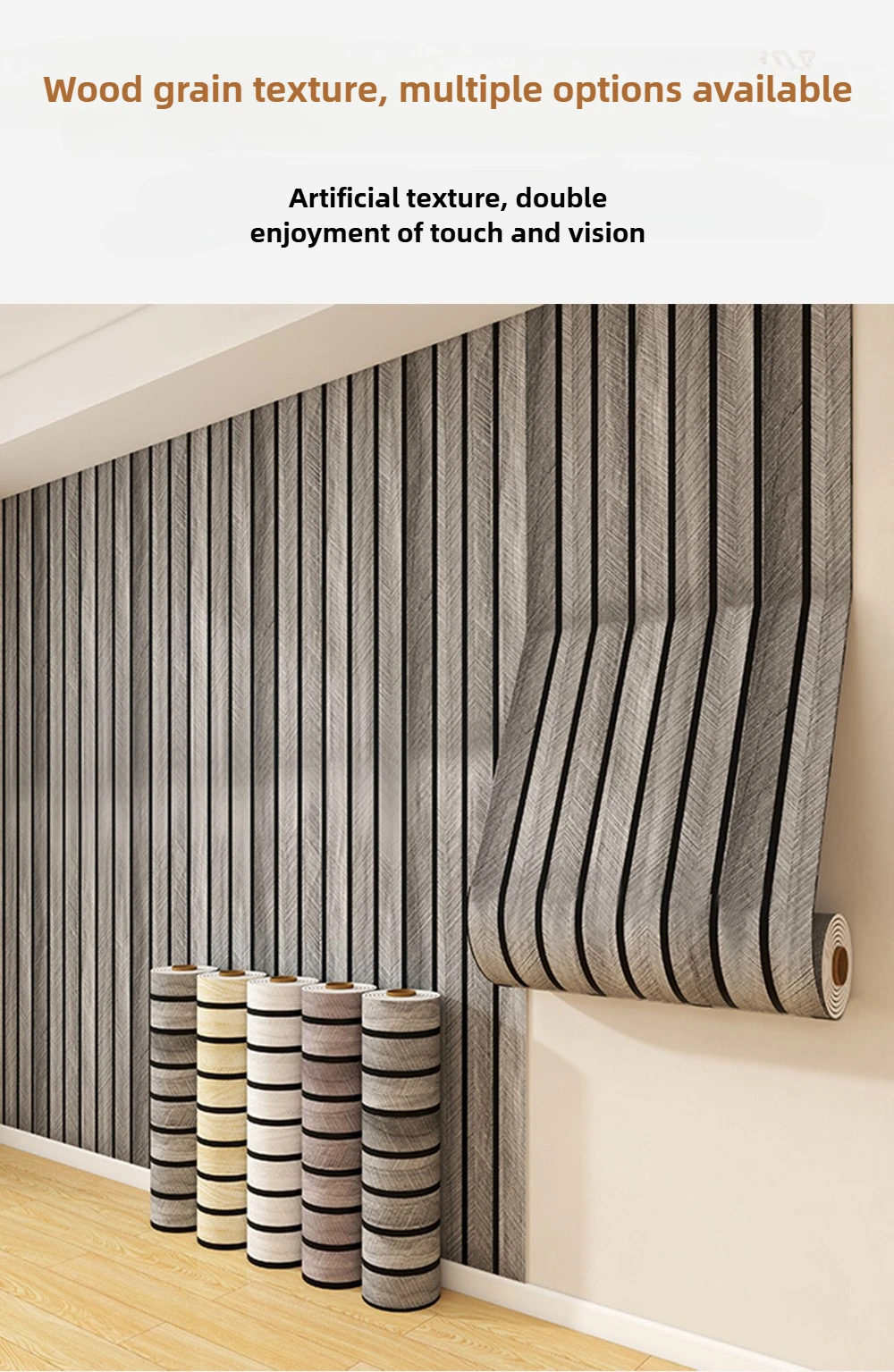 Thick Brown Grid Peel and Stick Wallpaper Faux Plaid Design Waterproof and Moisture-Proof Ideal for Walls Ceilings Home Decor