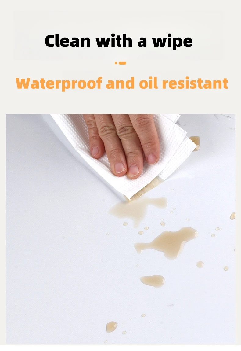 White Self-adhesive Wall Wallpaper Self Adhesive Autohesion Wallpapers Home Decor High Temperature Resistance Waterproof Sticker