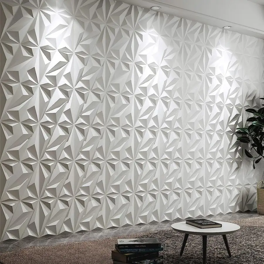 12pcs/20pcs 3D Textured Wall Panels for Indoor Wall Decoration, Suitable for Living Room Hall Bedroom Hotel Office, 30cm X 30cm