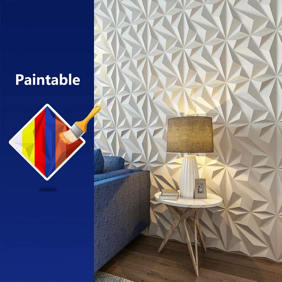 12pcs/20pcs 3D Textured Wall Panels for Indoor Wall Decoration, Suitable for Living Room Hall Bedroom Hotel Office, 30cm X 30cm