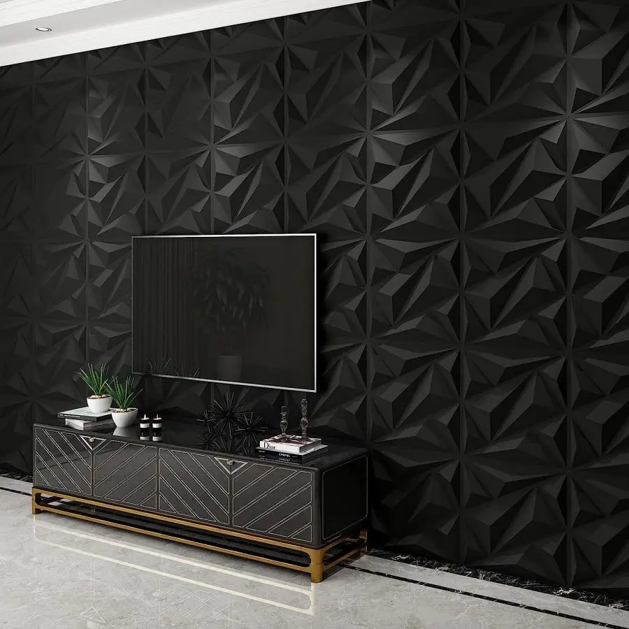 12pcs/20pcs 3D Textured Wall Panels for Indoor Wall Decoration, Suitable for Living Room Hall Bedroom Hotel Office, 30cm X 30cm