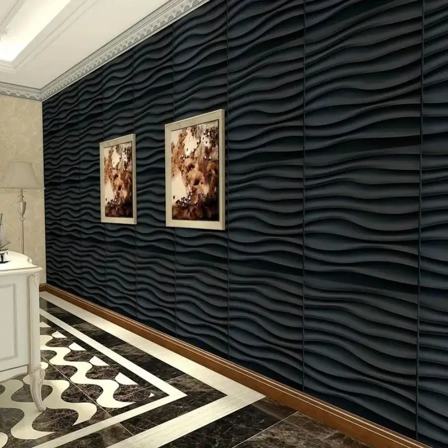 12pcs/20pcs 3D Textured Wall Panels for Indoor Wall Decoration, Suitable for Living Room Hall Bedroom Hotel Office, 30cm X 30cm