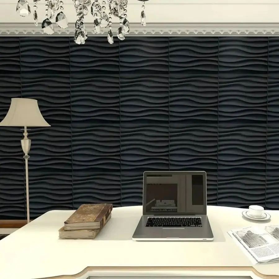 12pcs/20pcs 3D Textured Wall Panels for Indoor Wall Decoration, Suitable for Living Room Hall Bedroom Hotel Office, 30cm X 30cm