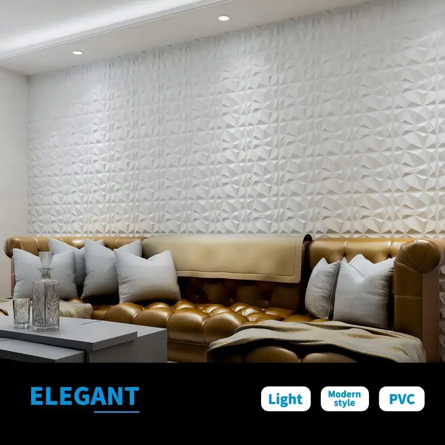 12pcs/20pcs 3D Textured Wall Panels for Indoor Wall Decoration, Suitable for Living Room Hall Bedroom Hotel Office, 30cm X 30cm