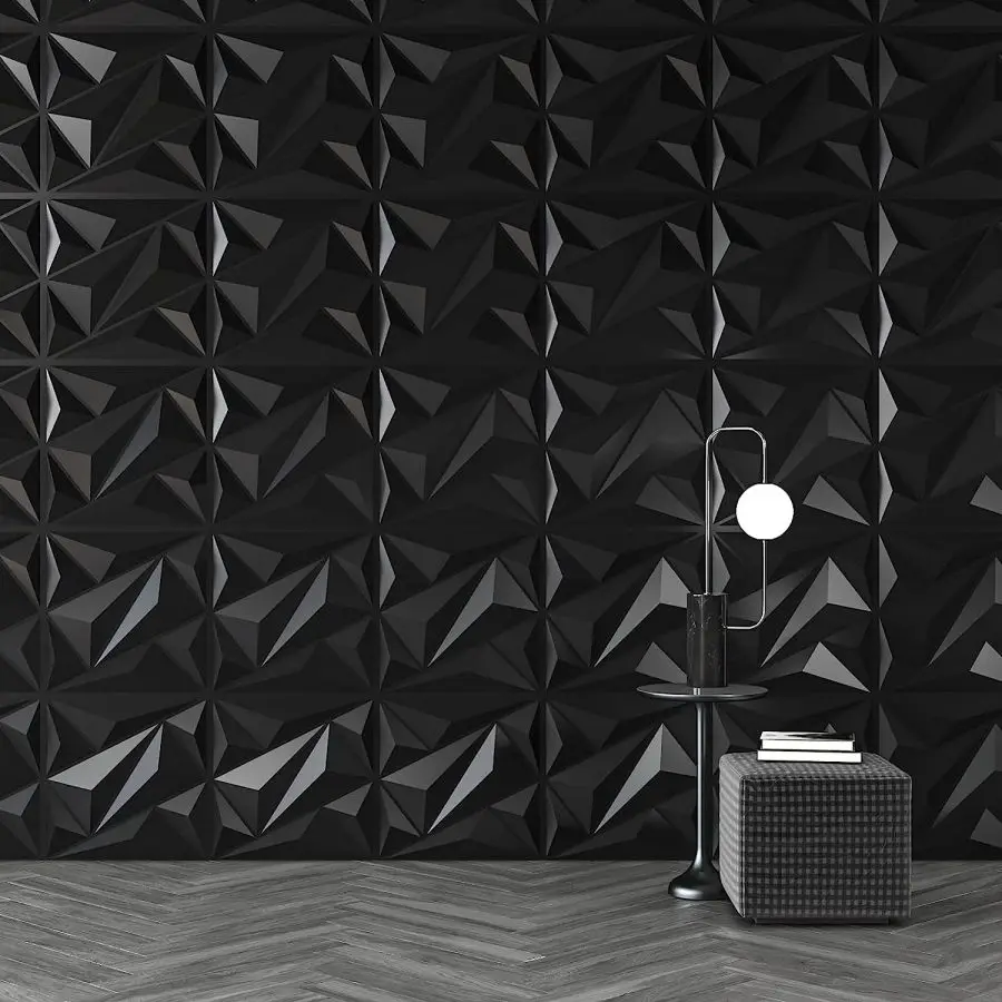 12pcs/20pcs 3D Textured Wall Panels for Indoor Wall Decoration, Suitable for Living Room Hall Bedroom Hotel Office, 30cm X 30cm
