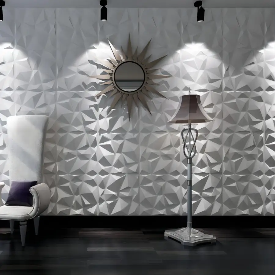 12pcs/20pcs 3D Textured Wall Panels for Indoor Wall Decoration, Suitable for Living Room Hall Bedroom Hotel Office, 30cm X 30cm