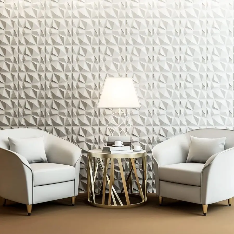 12pcs/20pcs 3D Textured Wall Panels for Indoor Wall Decoration, Suitable for Living Room Hall Bedroom Hotel Office, 30cm X 30cm