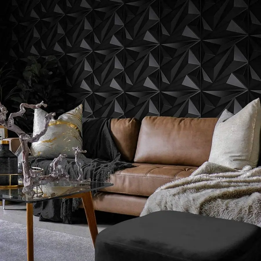 12pcs/20pcs 3D Textured Wall Panels for Indoor Wall Decoration, Suitable for Living Room Hall Bedroom Hotel Office, 30cm X 30cm
