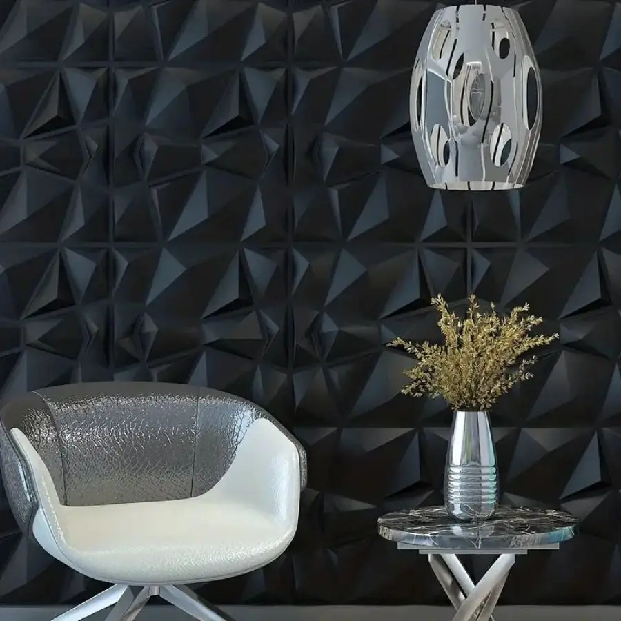 12pcs/20pcs 3D Textured Wall Panels for Indoor Wall Decoration, Suitable for Living Room Hall Bedroom Hotel Office, 30cm X 30cm
