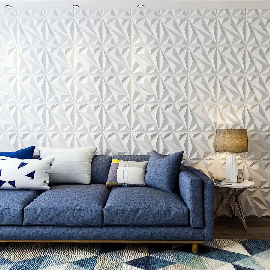 12pcs/20pcs 3D Textured Wall Panels for Indoor Wall Decoration, Suitable for Living Room Hall Bedroom Hotel Office, 30cm X 30cm