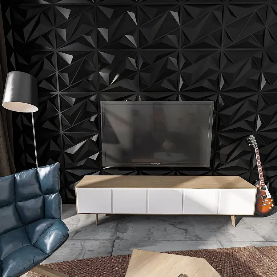 12pcs/20pcs 3D Textured Wall Panels for Indoor Wall Decoration, Suitable for Living Room Hall Bedroom Hotel Office, 30cm X 30cm