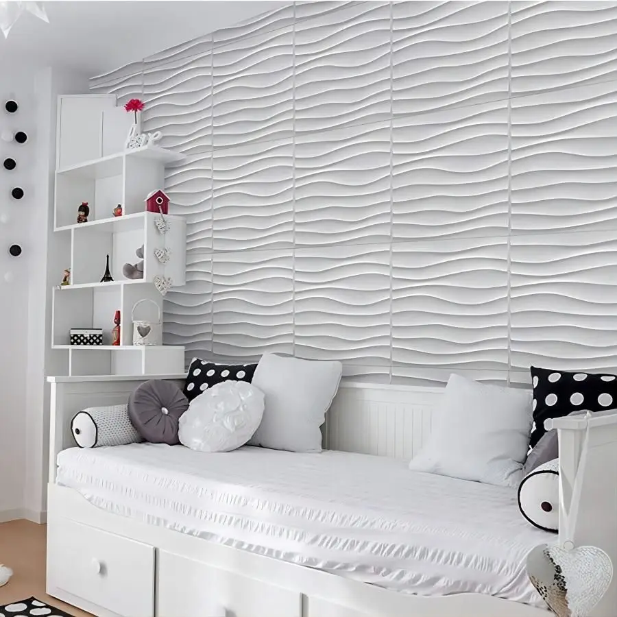 12pcs/20pcs 3D Textured Wall Panels for Indoor Wall Decoration, Suitable for Living Room Hall Bedroom Hotel Office, 30cm X 30cm