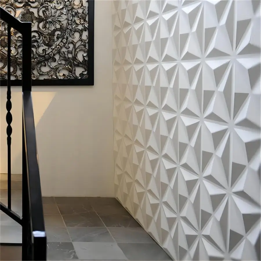 12pcs/20pcs 3D Textured Wall Panels for Indoor Wall Decoration, Suitable for Living Room Hall Bedroom Hotel Office, 30cm X 30cm