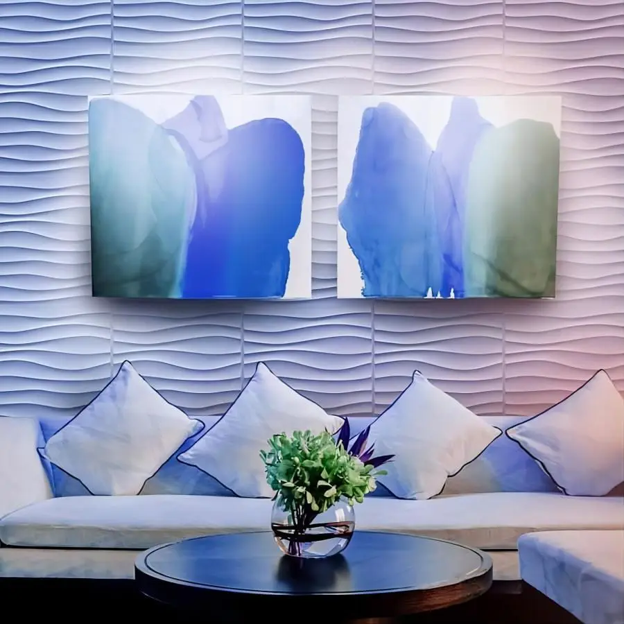 12pcs/20pcs 3D Textured Wall Panels for Indoor Wall Decoration, Suitable for Living Room Hall Bedroom Hotel Office, 30cm X 30cm