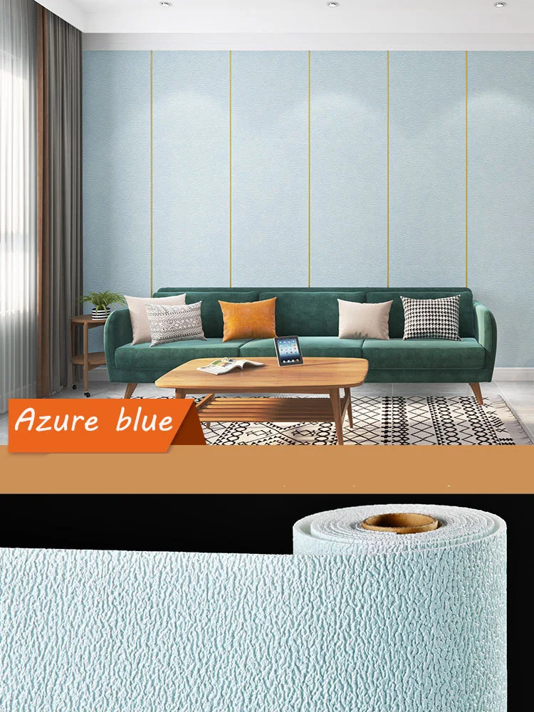 50cmX2.8M/10M 3D Self-Adhesive Insulation Wallpaper Waterproof Moisture-Proof Soundproof Panel Ceiling TV Background Decoration