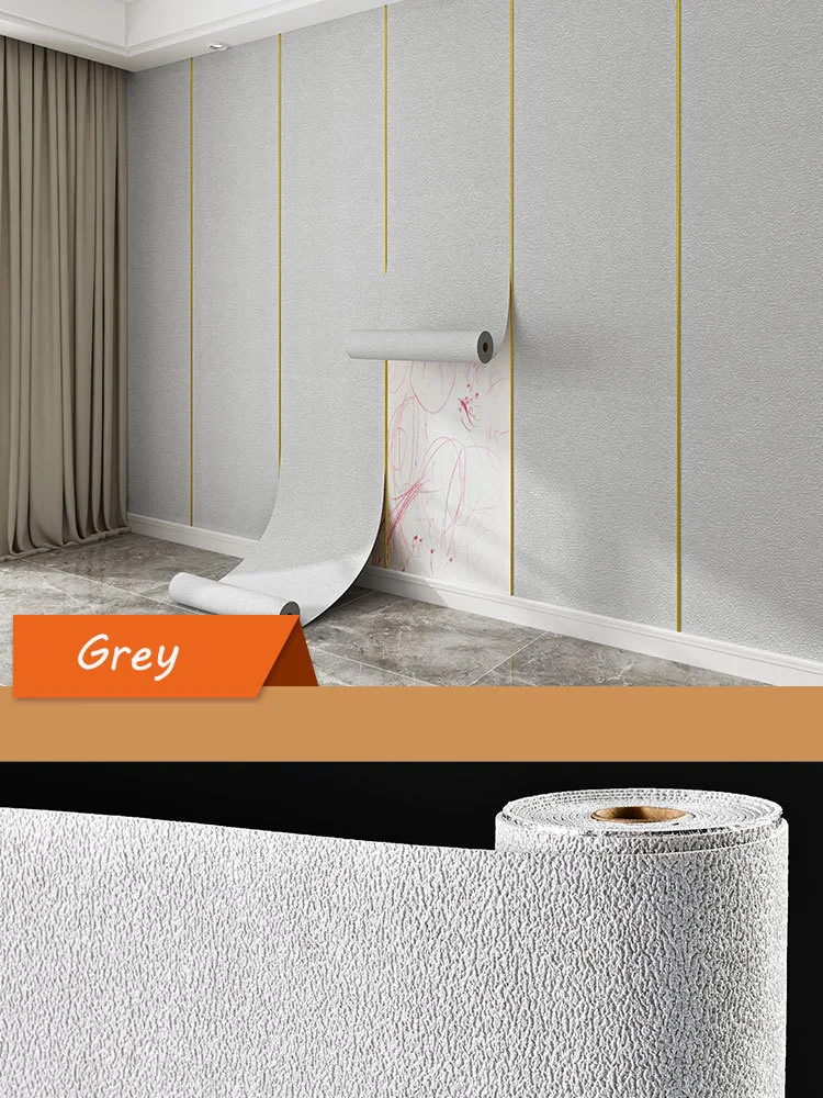 50cmX2.8M/10M 3D Self-Adhesive Insulation Wallpaper Waterproof Moisture-Proof Soundproof Panel Ceiling TV Background Decoration