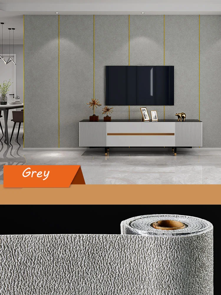 50cmX2.8M/10M 3D Self-Adhesive Insulation Wallpaper Waterproof Moisture-Proof Soundproof Panel Ceiling TV Background Decoration