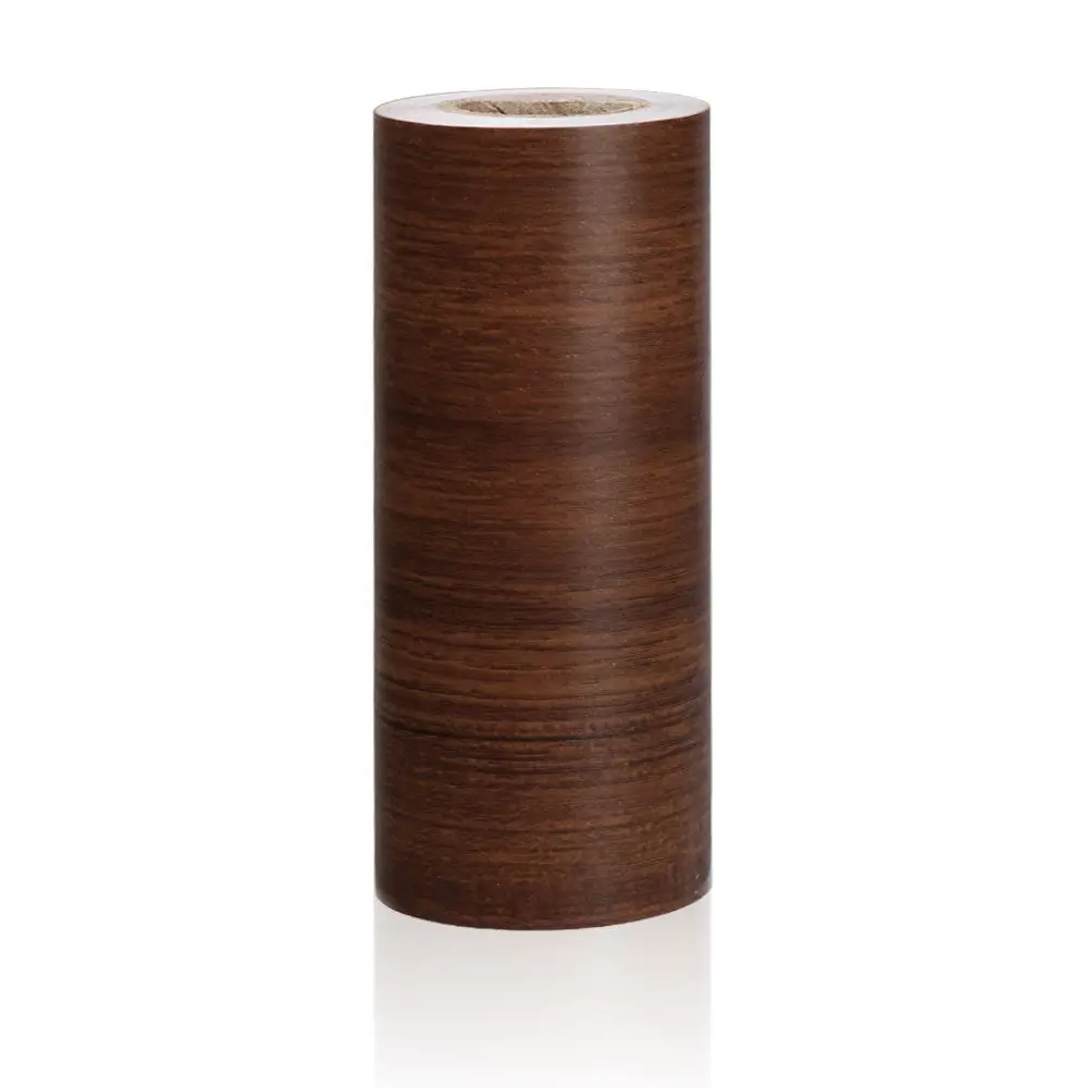 Self-adhesive PVC Wallpaper Waterproof Wood Living Room Skirting Line Vinyl Decals Baseboard Wall Border Corner Stickers