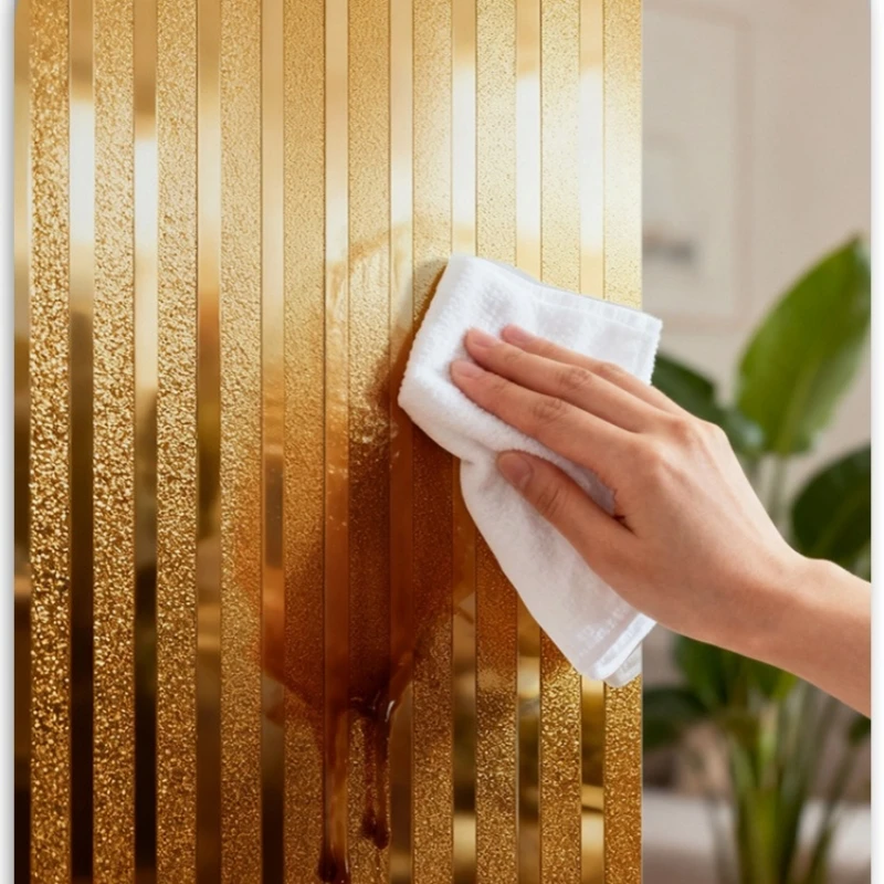 Luxury Peel and Stick Wall Panel Self Adhesive Gold Striped Wallpaper for Living Room Bedroom Accent Wall Home Decor Renovation