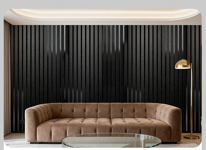 Luxury Peel and Stick Wall Panel Self Adhesive Gold Striped Wallpaper for Living Room Bedroom Accent Wall Home Decor Renovation