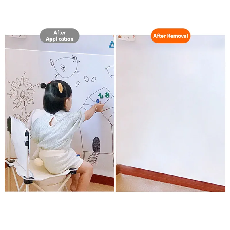 Household Clear Wall Protector Anti-dirt Electrostatic Sticker Waterproof Decorative Film for Indoor Wall Decoration