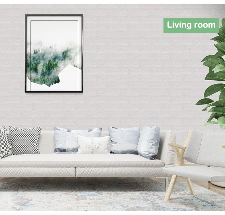 5-30pcs Self-adhesive 35cm*30cm Wallpaper Peel and Stick Wallpaper Decoration for Bedroom Brick Pattern Pvc DIY