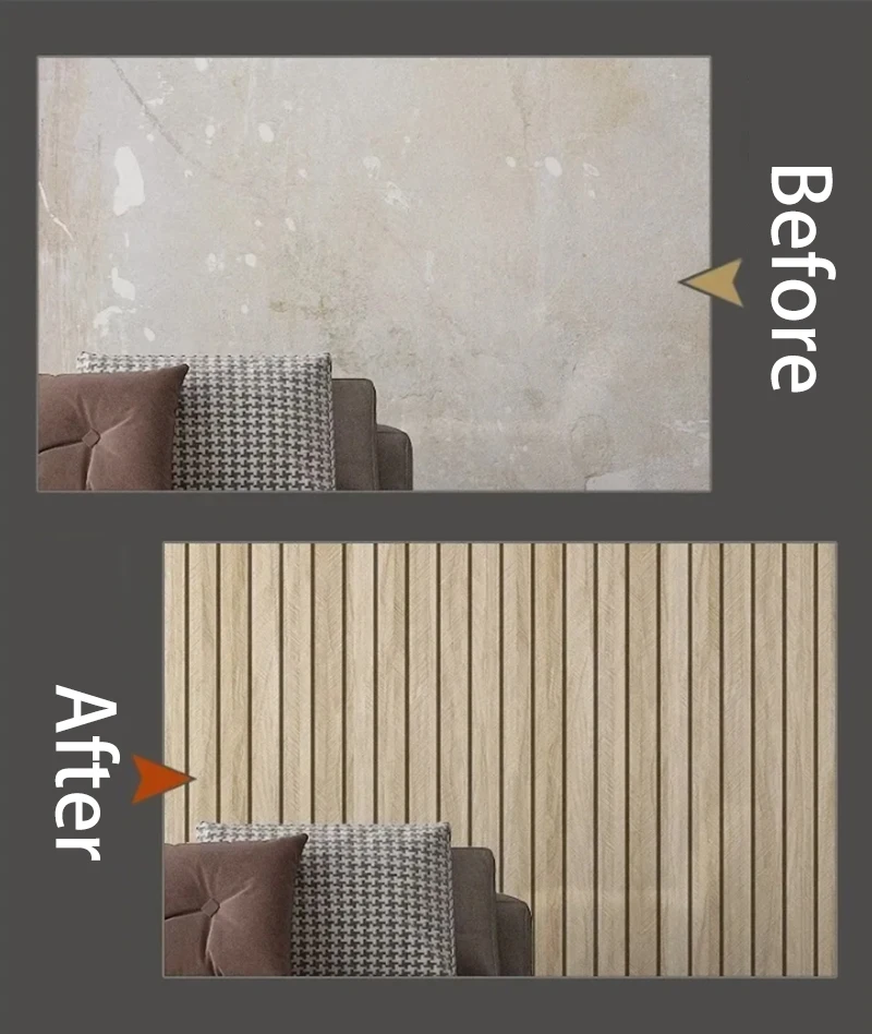 PVC Self-Adhesive Wood Grain Waterproof And Moisture-Proof Wallpaper/Vinyl Wall Sticker Suitable For Bedroom And Home Décor