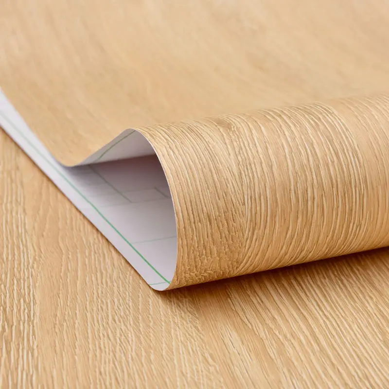 55cm Width Wood Grain PVC Wallpaper for Door Wardrobe Cupboard Table Furniture Waterproof Self Adhesive Stickers Home Decor Film