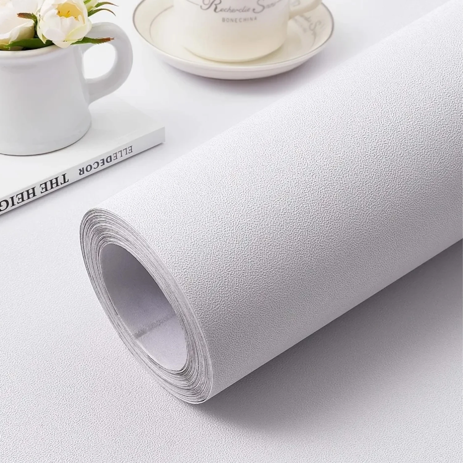 5M Kitchen Oil Proof Wallpaper Waterproof Self-Adhesive Stickers Cabinet Renovation Formaldehyde-free Mould-Proof Wall Decor