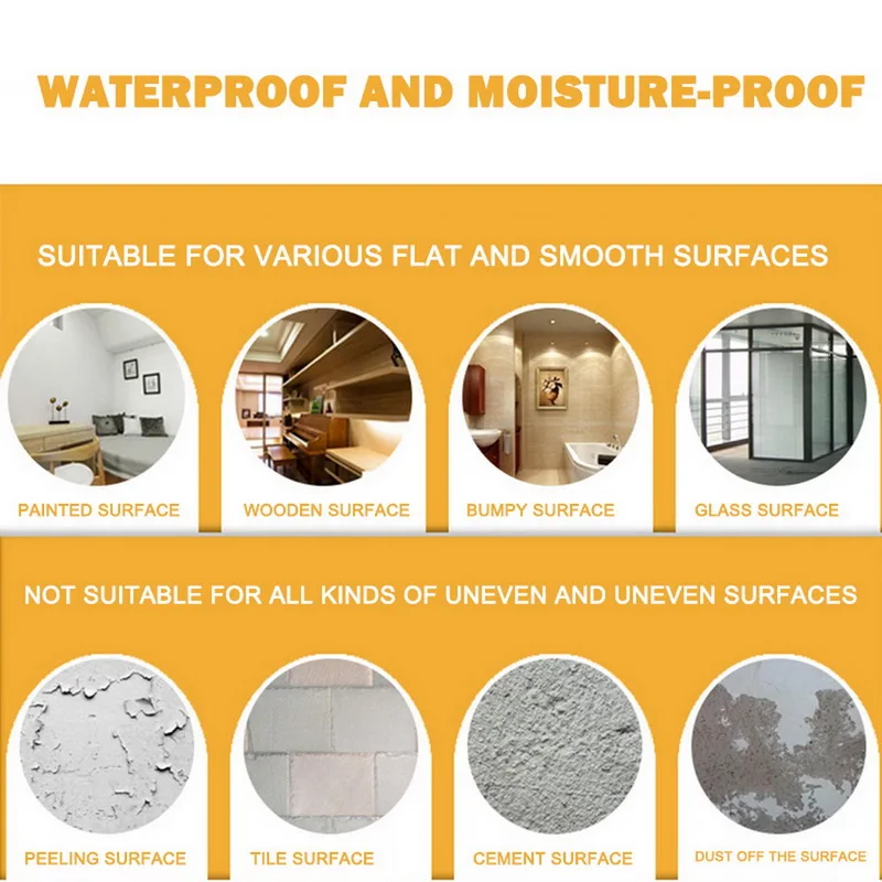Self-Adhesive Waistline Skirting Line Decor Strip Wall Stickers Border DIY Room Decor Home Waterproof Baseboard Wallpaper Stick