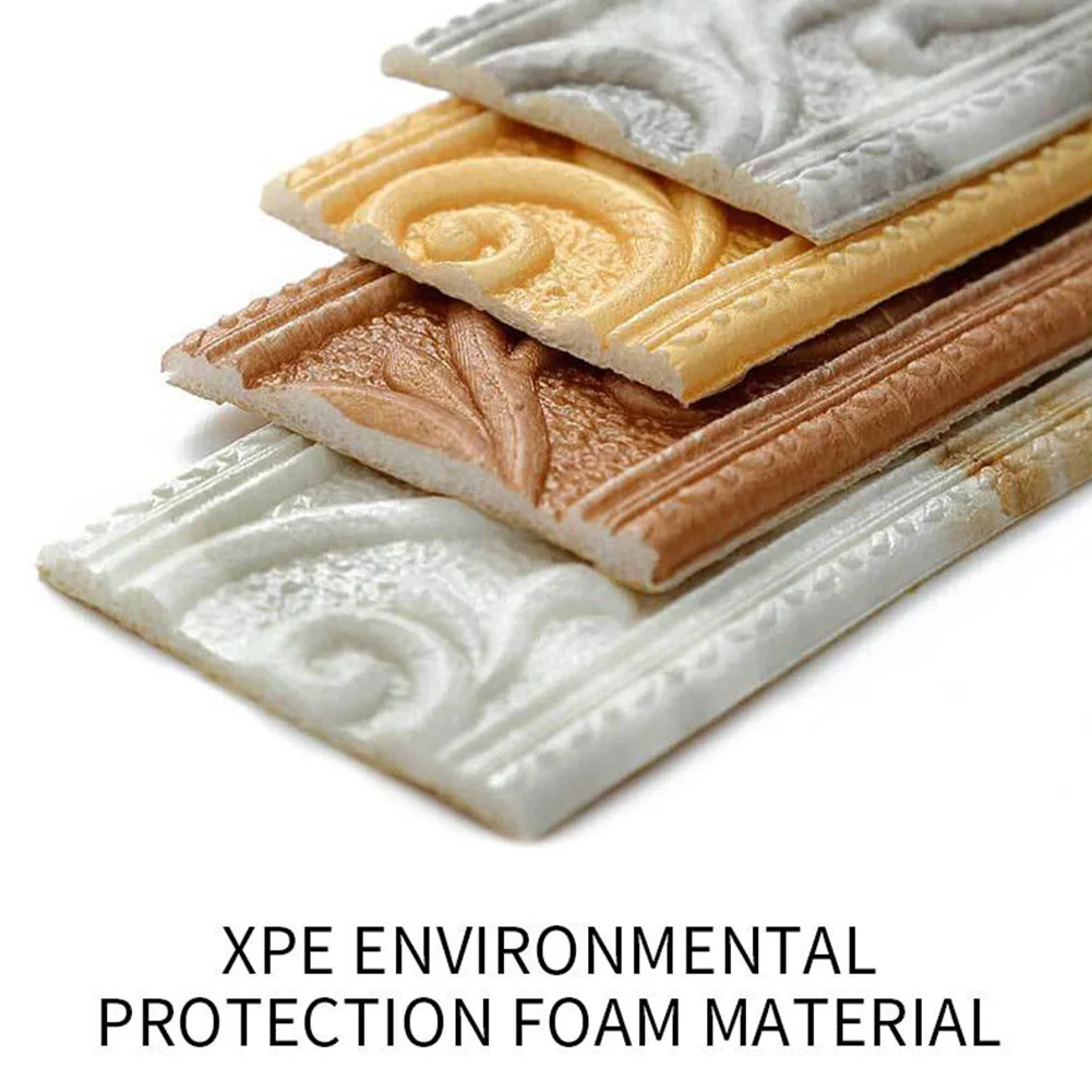 Self-Adhesive Waistline Skirting Line Decor Strip Wall Stickers Border DIY Room Decor Home Waterproof Baseboard Wallpaper Stick